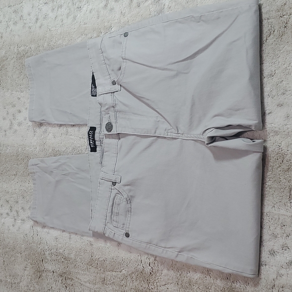 Buffalo David Bitton Grey Daily Mid Rise Stretch Skinny Ankle Grazer Jean Size 8 - Picture 2 of 5